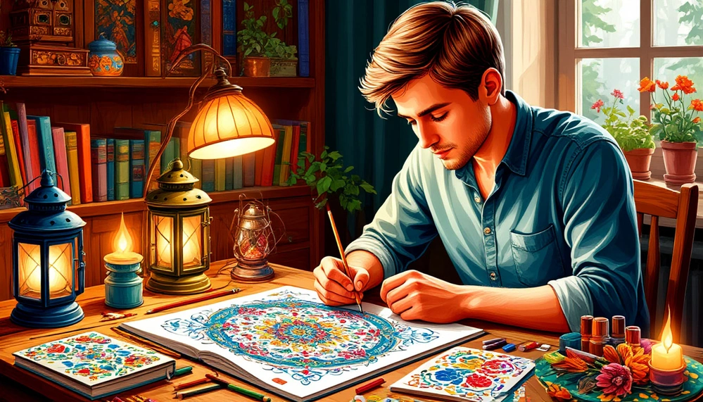 Раскраска как искусство: 30+ идей для вдохновения дома