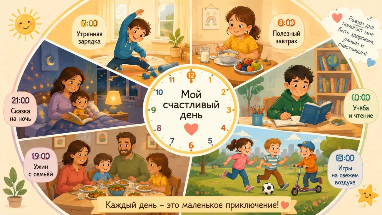 Почему распорядок дня критически важен для гармоничного развития ребенка