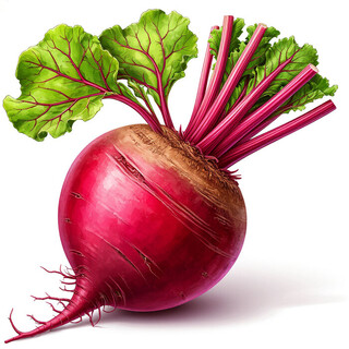 Свекла на белом фоне