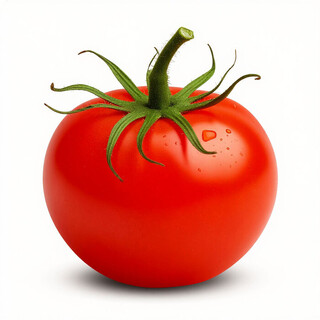 Томат на белом фоне