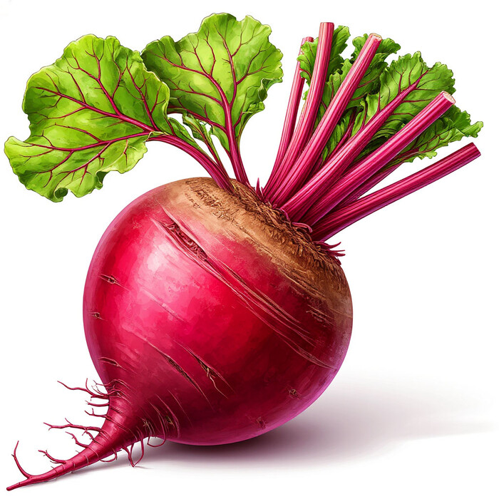 Свекла на белом фоне