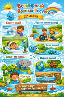 Плакат Всемирный день водных ресурсов
