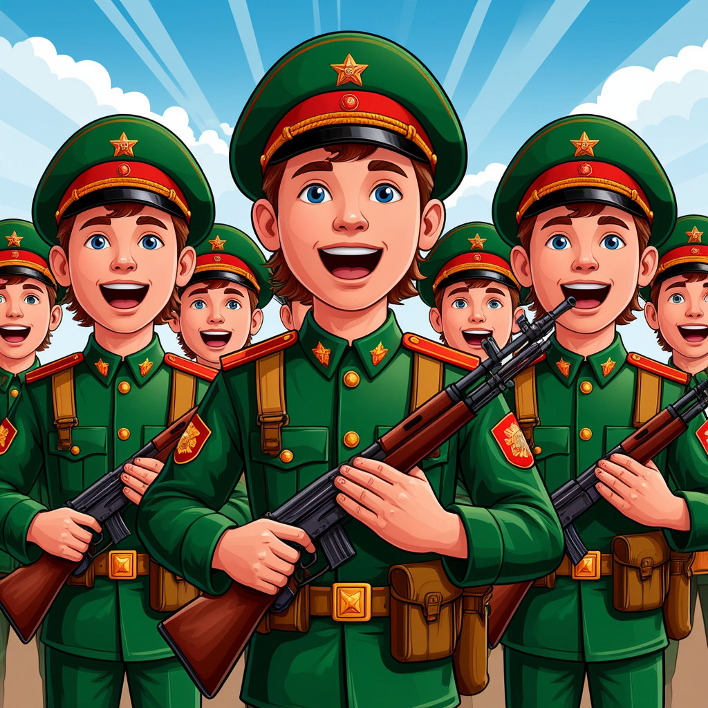 Идёт солдат по городу